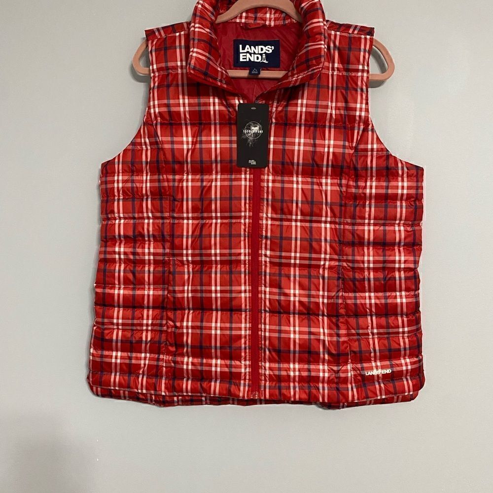 Land’s End Women 600 Down Puffer Vest Size L - Picture 5 of 10